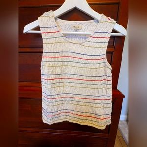 Madewell textured thread tank